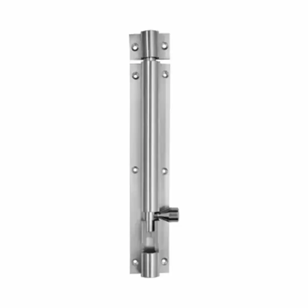 Atlantic Plain Push to Close Latch 8 Inch Tower Bolt - Stainless Steel