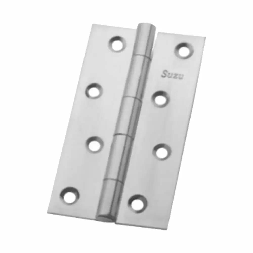 Suzu RH001 Stainless Steel Riveted Butt Hinge Without Greasing (3"x16) - Glossy Finish