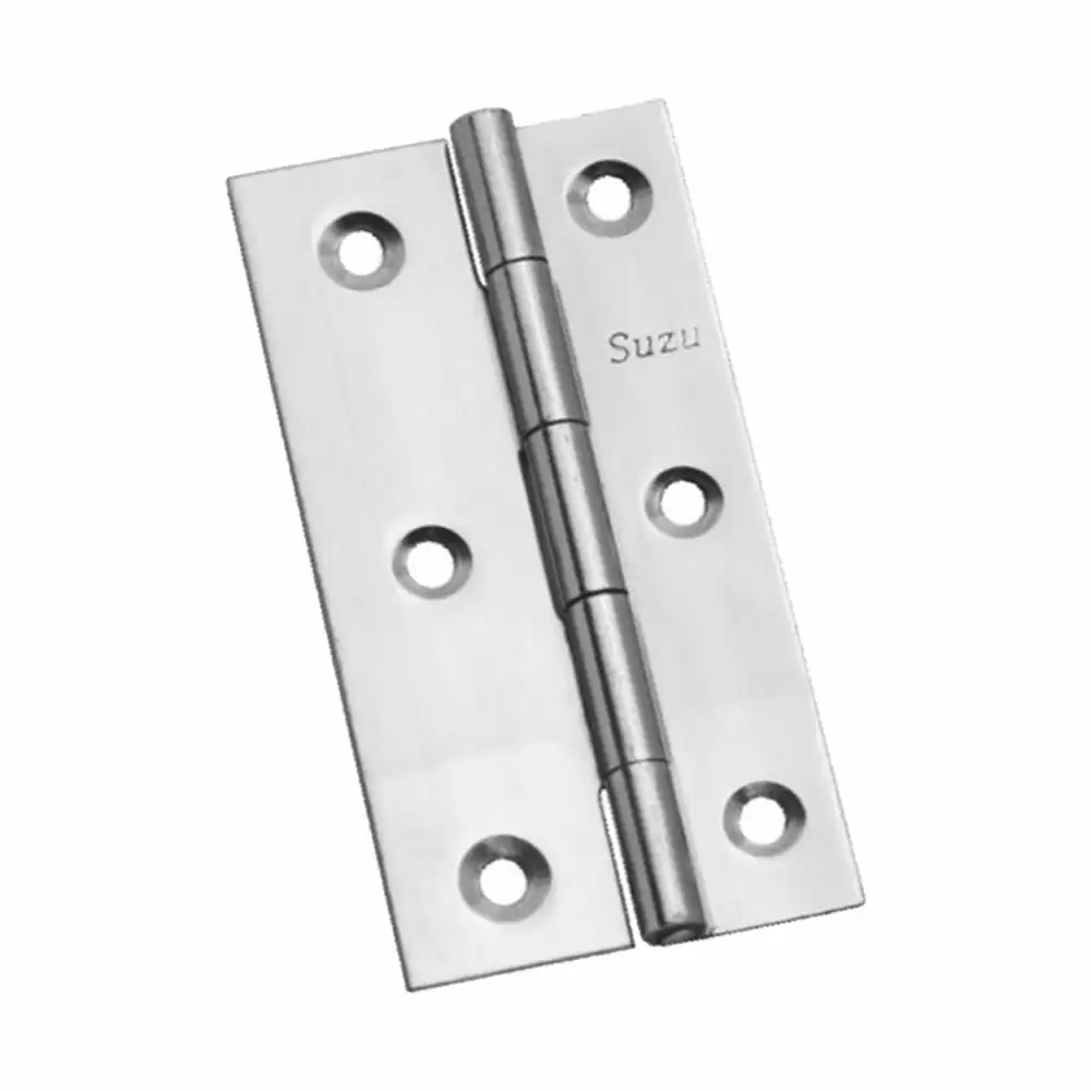 Suzu RH009 Stainless Steel Riveted Cut Butt Hinge Without Greasing (50x15x10) - Glossy Finish