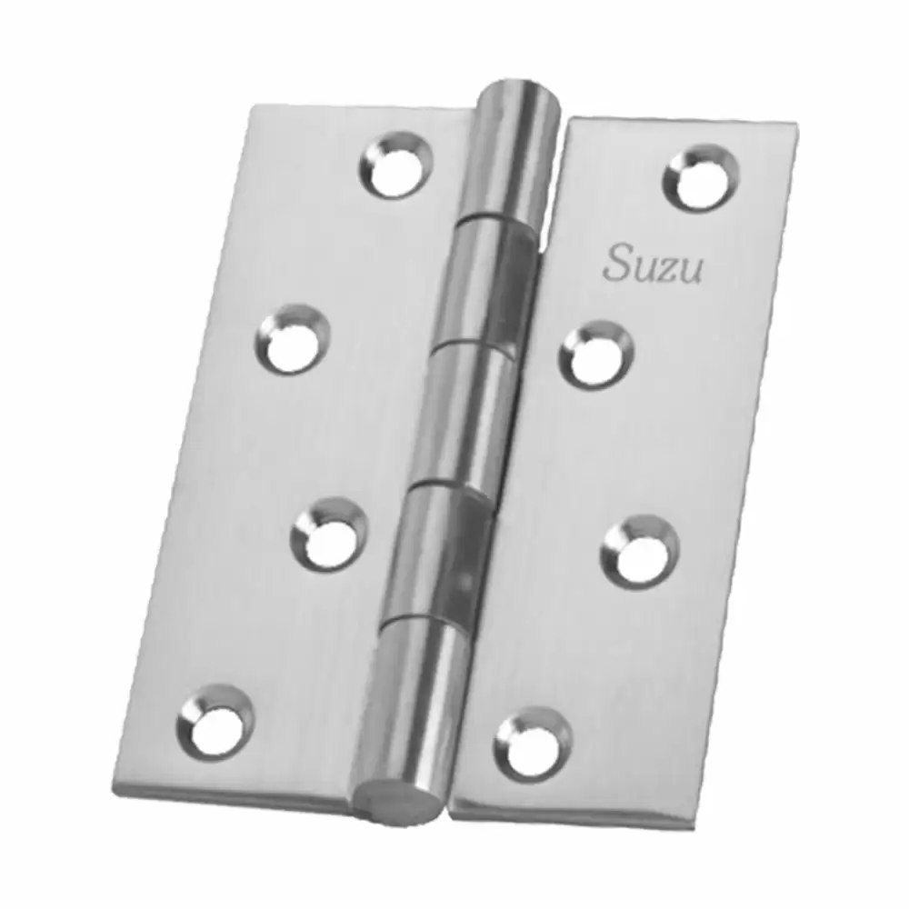 Suzu SH025 Stainless Steel Supreme Welded Narrow Butt Hinge (75x19x19) - Matt Finish