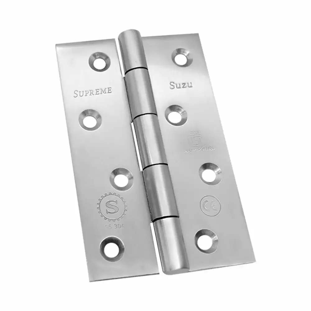 Suzu SH033 Supreme Welded Stainless Steel 304 Heavy Butt Hinge (4"x10) - Matt Finish