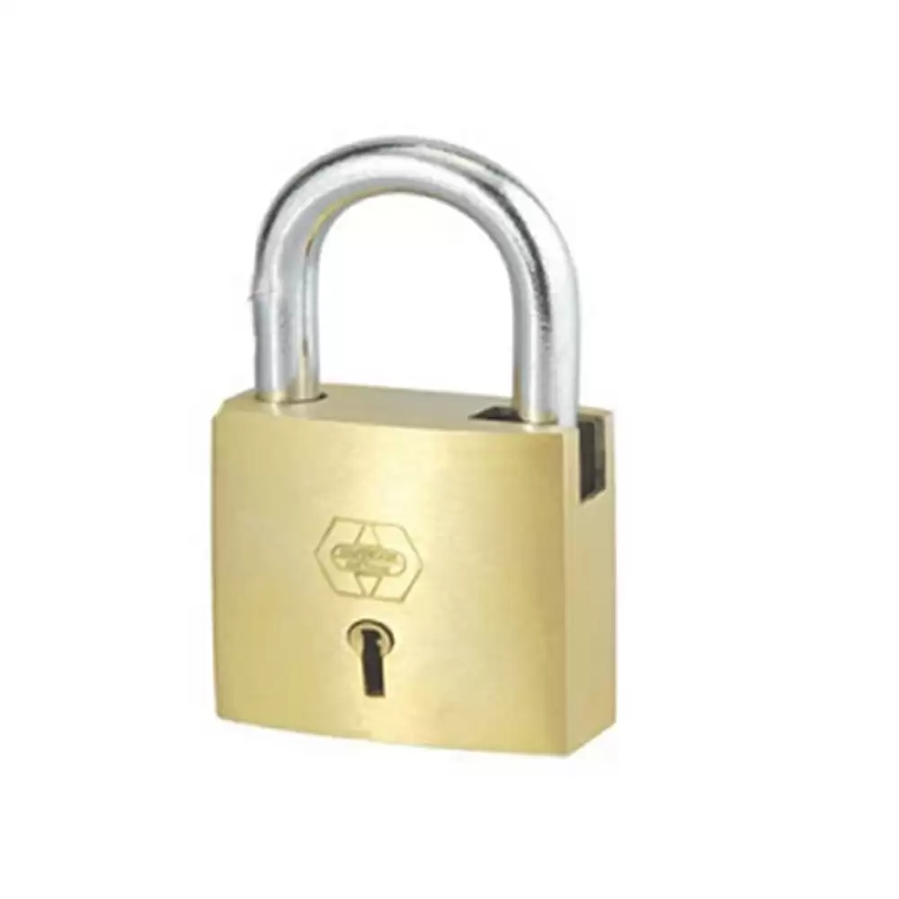 Harrison A-1 3 Levers Padlock With 2 Keys - 20 mm (Brass Lacquer)