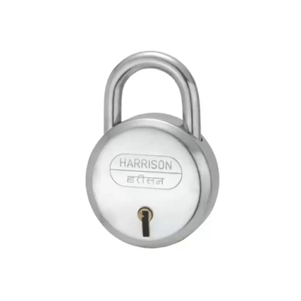 Harrison J-6 4 Levers Padlock With 2 Keys - 30 mm (Chrome Polished)