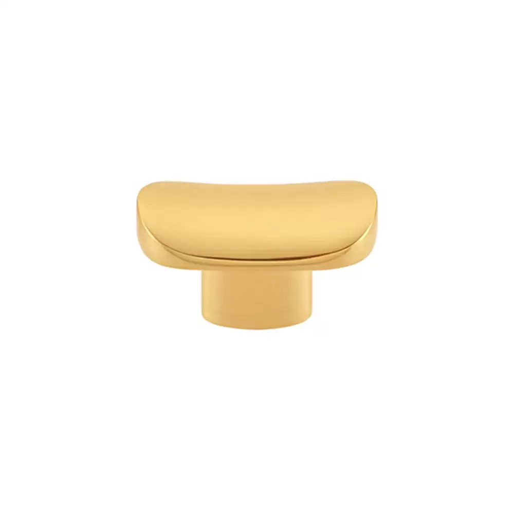 (Pack of 4) AceLine Spartan Brass Drawer Knob Polished Brass (PBE) 38 mm Square