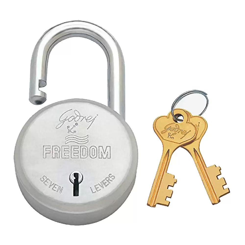 Godrej Freedom 7 Lever Padlock with 3 Keys Set- [7665]