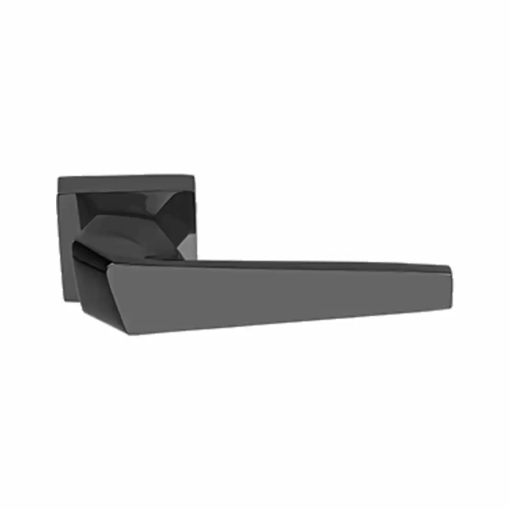 KBI Altima Brass Rose Mortise Door Handle - (Z Black Finish)