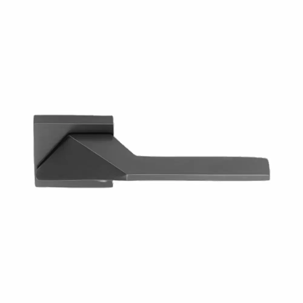 KBI Baleno Brass Rose Mortise Door Handle - (Matt GRT Finish)