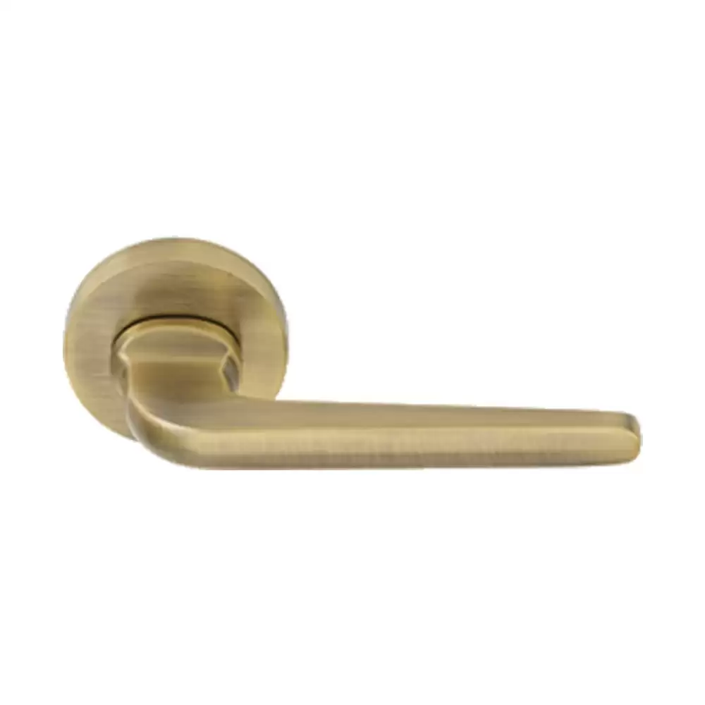 KBI Canon Brass Antique Mortise Door Handle - (Antique Finish)