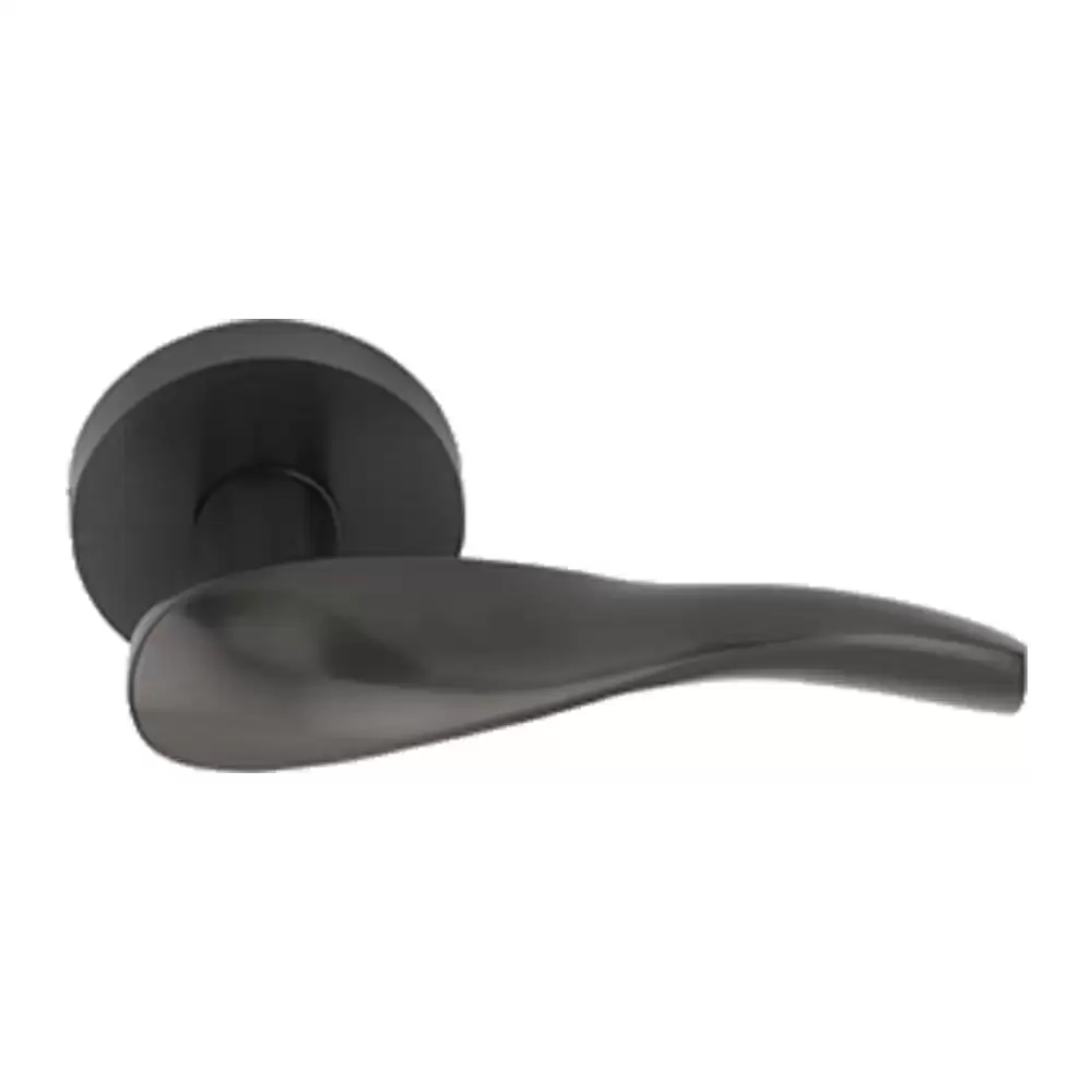 KBI Carlin Brass Matt GRT Mortise Door Handle - (Matt GRT Finish)