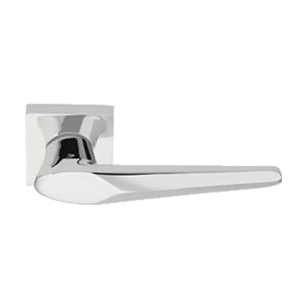 KBI Columbia Brass Chrome Plated Mortise Door Handle - (Chrome Plated Finish)