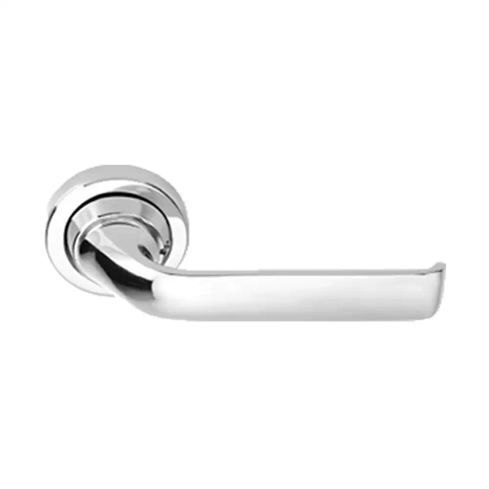 KBI Dx Olive Brass Chrome Plated Mortise Door Handle - (Chrome Plated Finish)