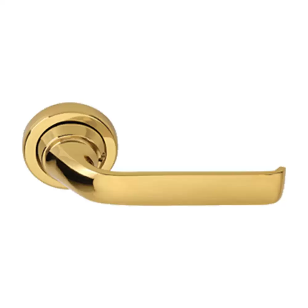 KBI Dx Olive Brass Gold PVD Mortise Door Handle - (Gold PVD Finish)