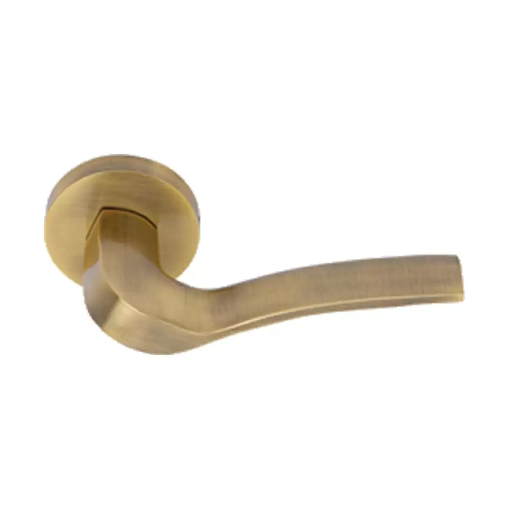 KBI Imperio Brass Antique Mortise Door Handle - (Antique Finish)