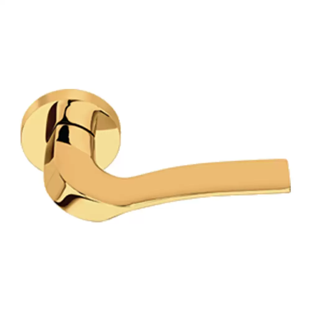 KBI Imperio Brass Gold PVD Mortise Door Handle - (Gold PVD Finish)