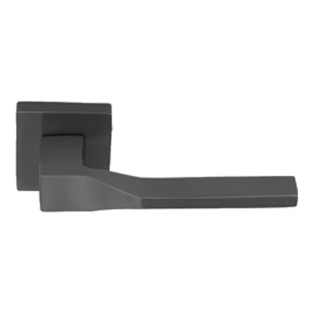 KBI Imple Brass Rose Mortise Door Handle - (Matt GRT Finish)