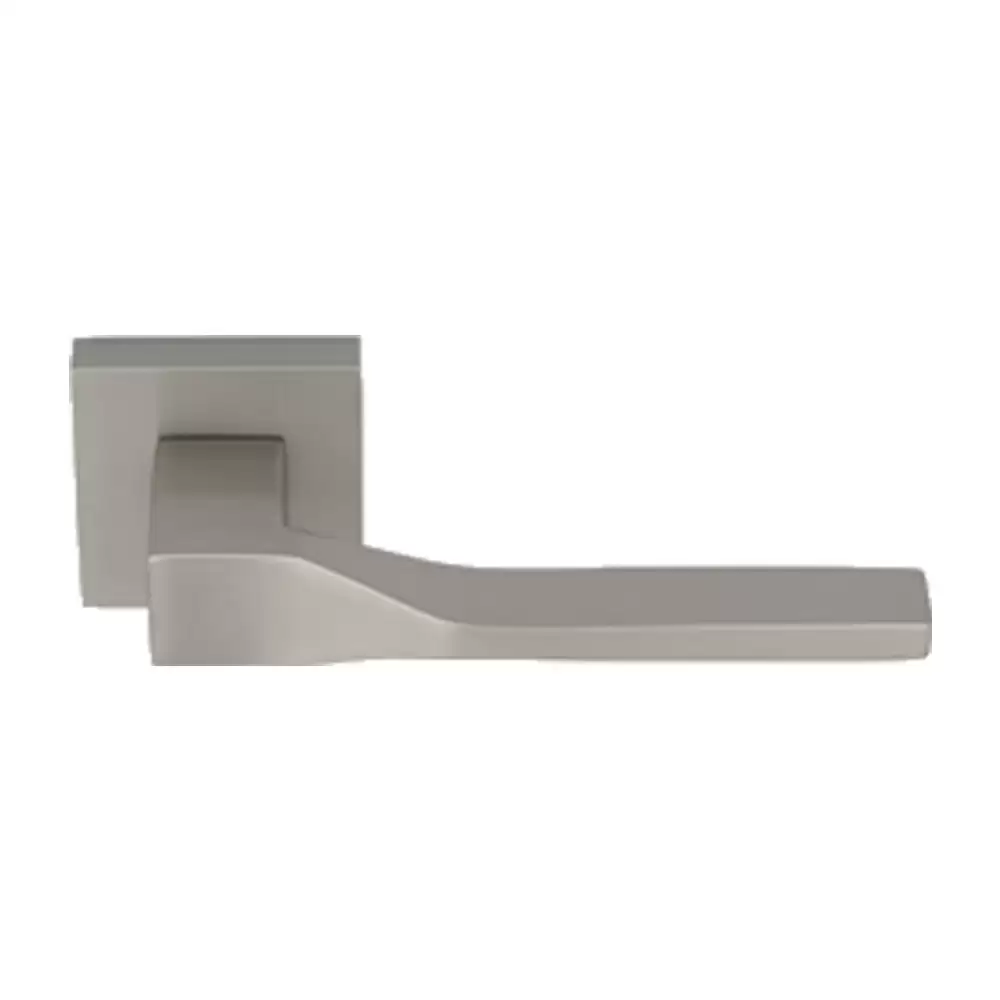 KBI Imple Brass Rose Mortise Door Handle - (Stainless Steel Finish)