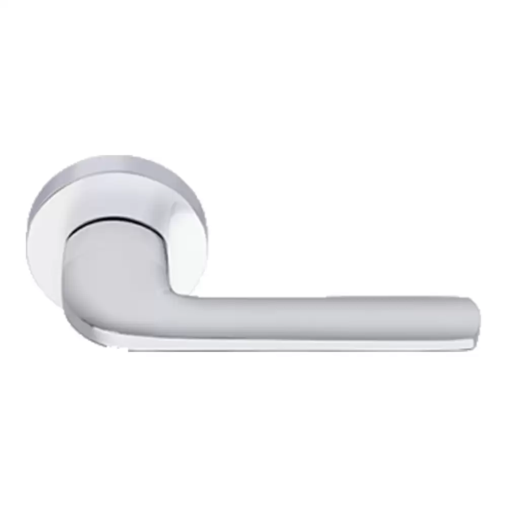 KBI Jbl Brass Rose Mortise Door Handle - (Chrome Plated Finish)