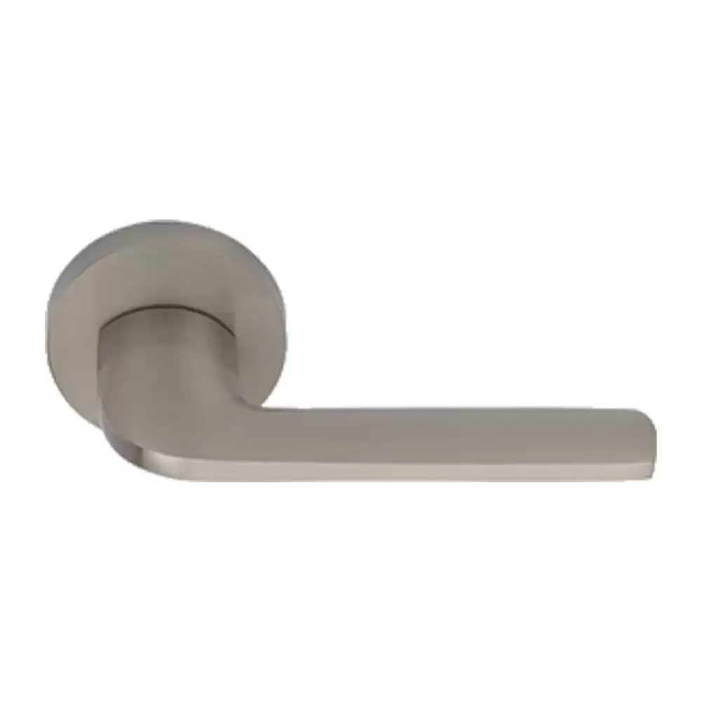 KBI Jbl Brass Rose Mortise Door Handle - (Stainless Steel Finish)