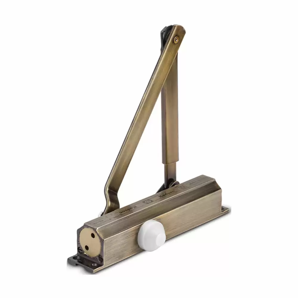 Kadson KE 100 Regular Scissor Arm Overhead Door Closer For 900 mm Door Width - 60 Kg (Antique Brass Finish)