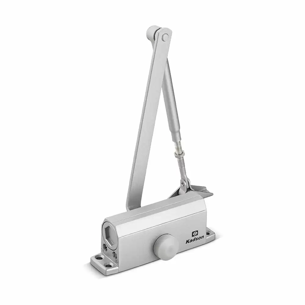 Kadson KE 101 Scissor Arm Overhead Door Closer For 850 mm Door Width - 45 Kg (Silver Finish)