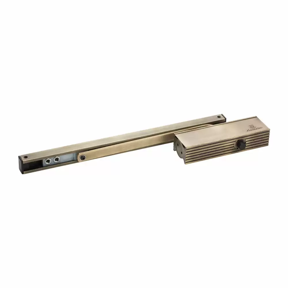 Kadson KE 500-L Pelmet Arm Overhead Door Closer For 1100 mm Door Width - 80 Kg (Antique Brass Finish)