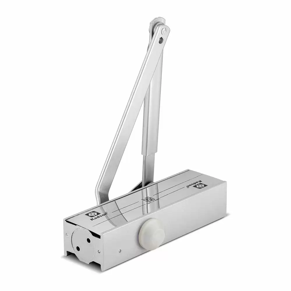 Kadson KE 700 Scissor Arm Overhead Door Closer For 1250 mm Door Width - 100 Kg (Silver Finish)