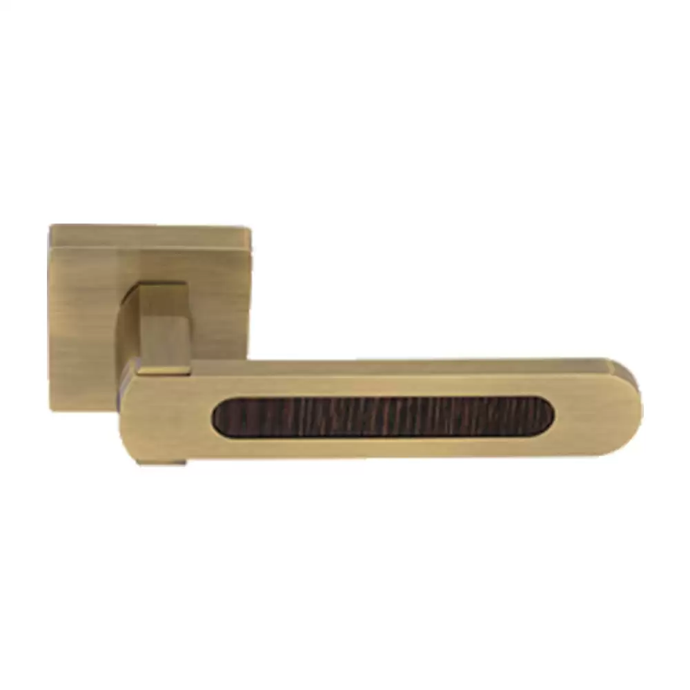 KBI Lenovo Brass Antique Mortise Door Handle - (Antique Finish)