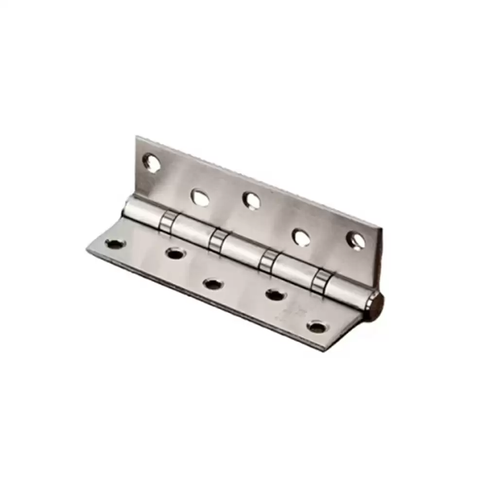 Met Craft Stainless Steel Bearing Door Hinges 5 Inch With Screws (Silver)