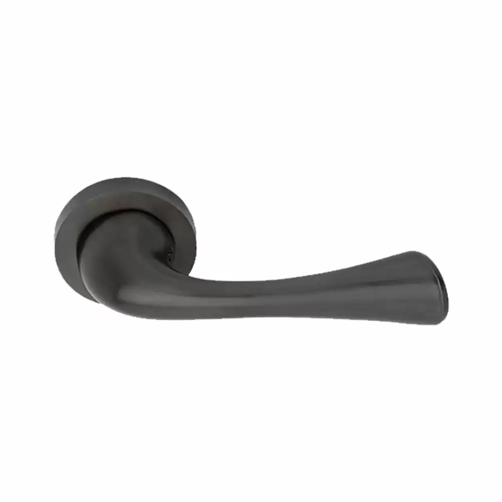 KBI Olive Brass Rose Mortise Door Handle - (Matt GRT Finish)