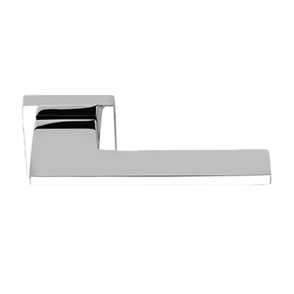 KBI Oppo Brass Rose Mortise Door Handle - (Chrome Plated Finish)