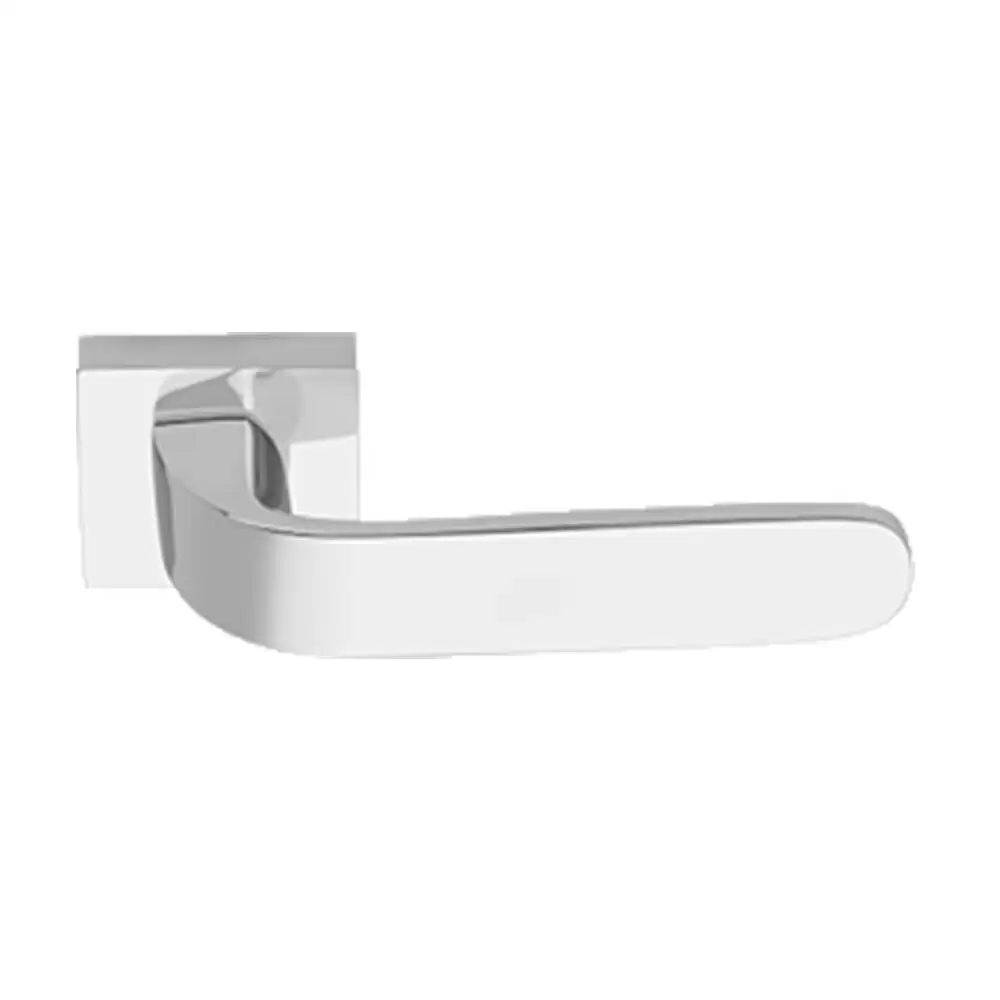 KBI Oriyo Brass Rose Mortise Door Handle - (Chrome Plated Finish)