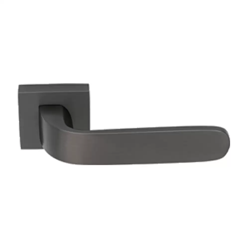 KBI Oriyo Brass Rose Mortise Door Handle - (Matt GRT Finish)