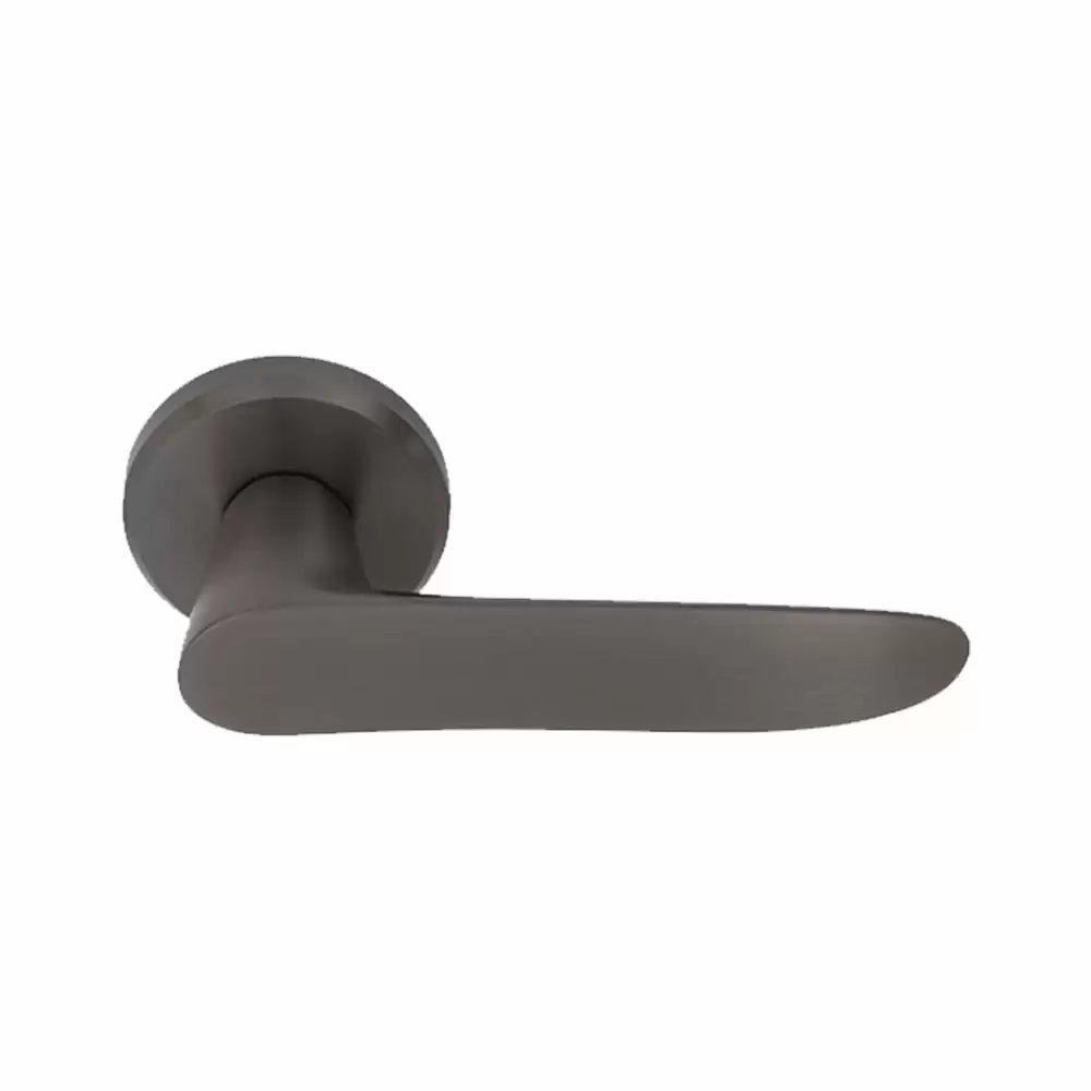 KBI Reno 4 Brass Rose Mortise Door Handle - (Matt GRT Finish)