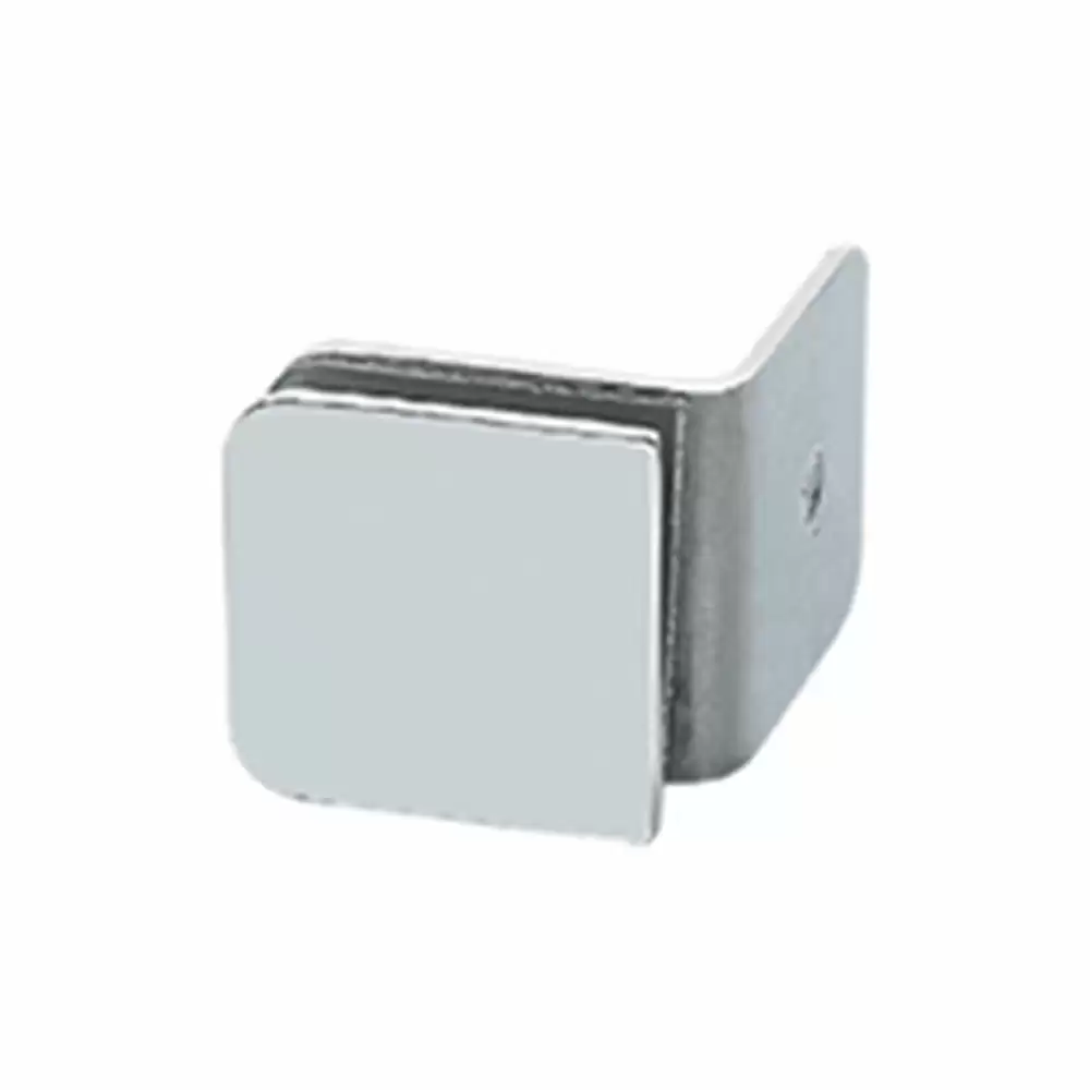 Safex SF-GC-04 Stainless Steel 304 Wall to Glass Connector 90° - Polished Stainless Steel