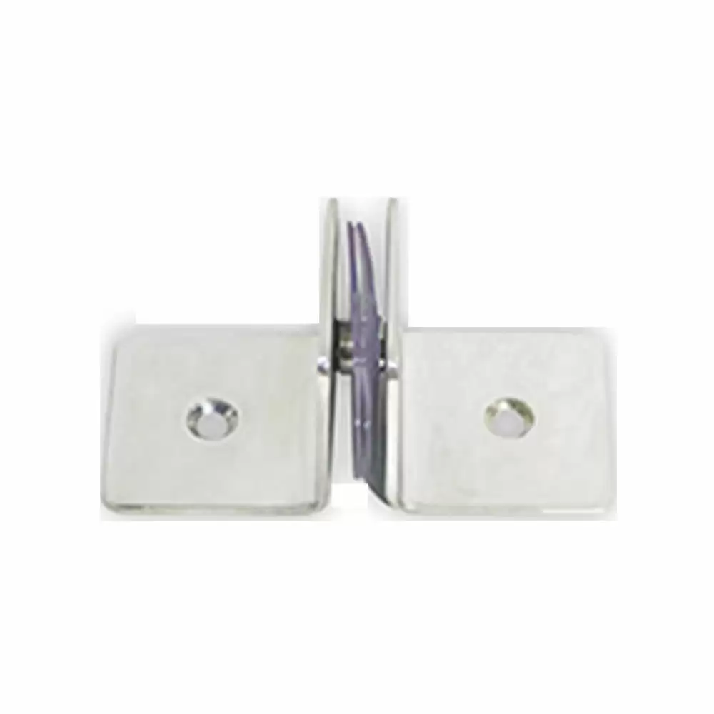 Safex SF-GC-08 Stainless Steel 304 Wall to Glass 2 Side Connector - Satin Stainless Steel