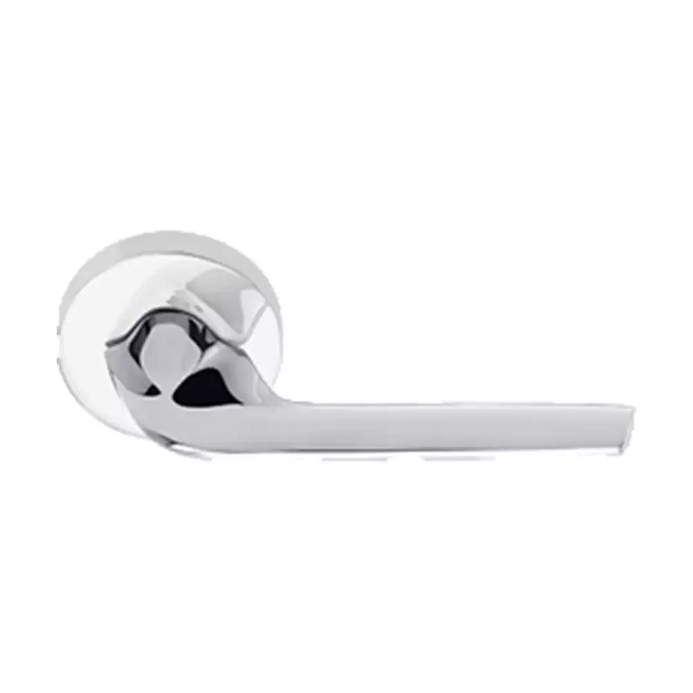 KBI Sleem Brass Chrome Plated Mortise Door Handle - (Chrome Plated Finish)