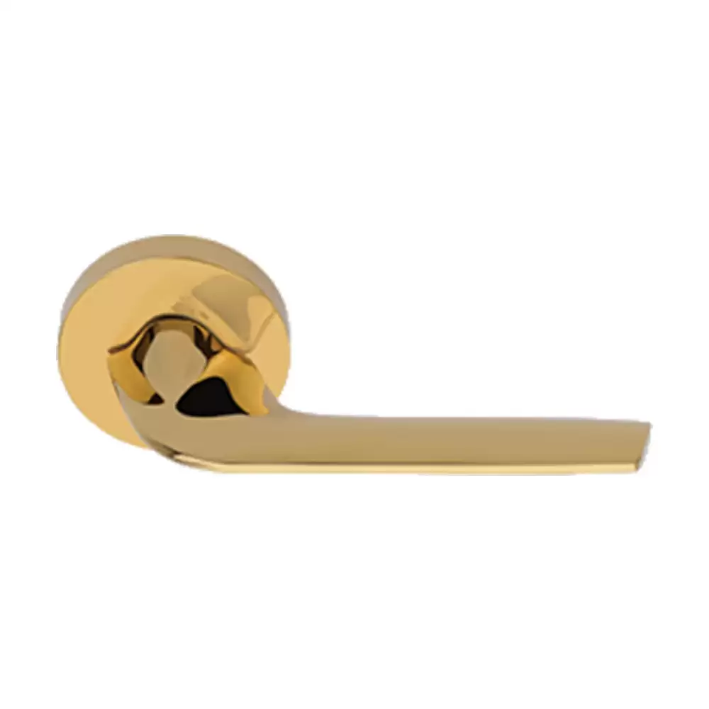 KBI Sleem Brass Gold PVD Mortise Door Handle - (Gold PVD Finish)