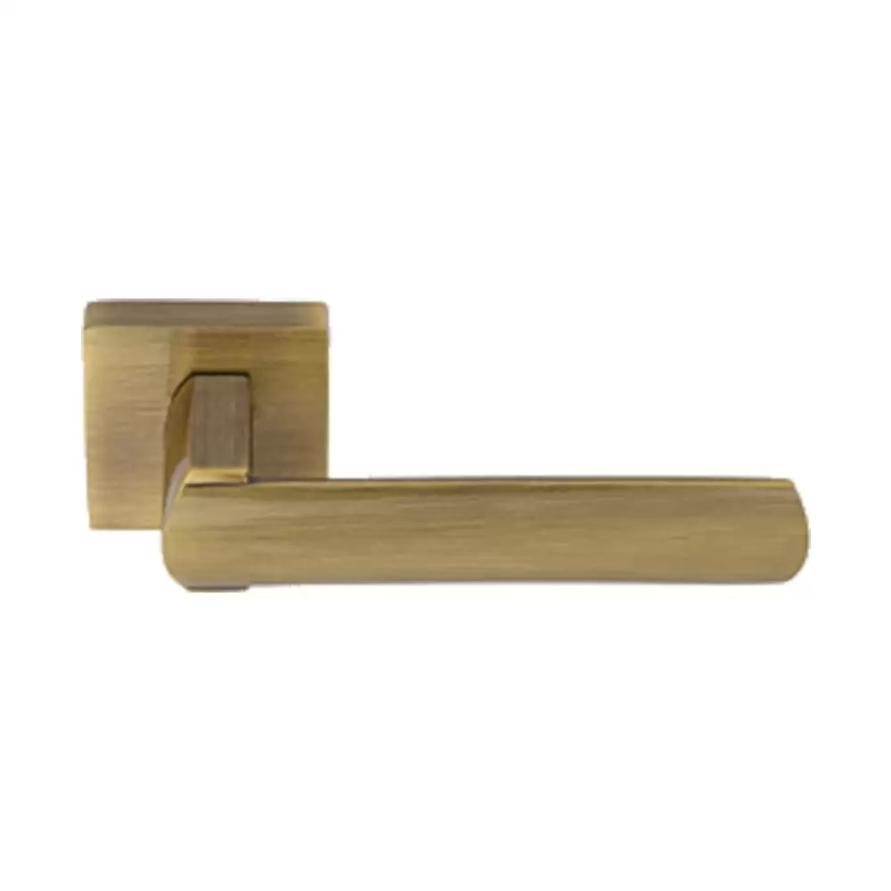 KBI Xylo Brass Antique Mortise Door Handle - (Antique Finish)