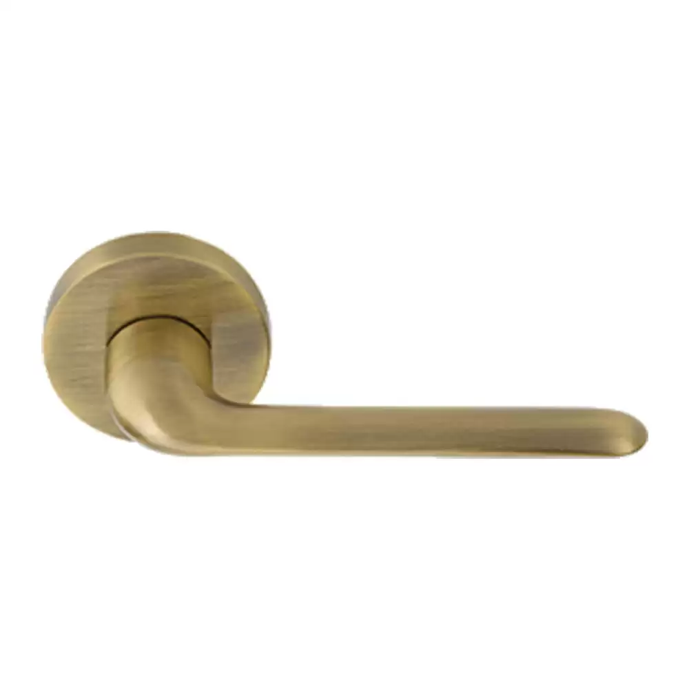 KBI Zara Brass Antique Mortise Door Handle - (Antique Finish)