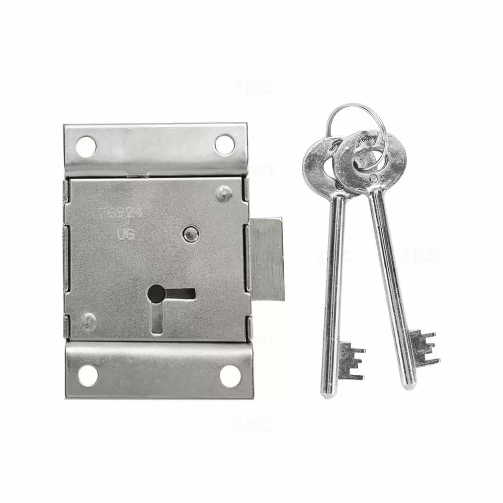 Godrej Universal Wardrobe Lock - Stainless Steel