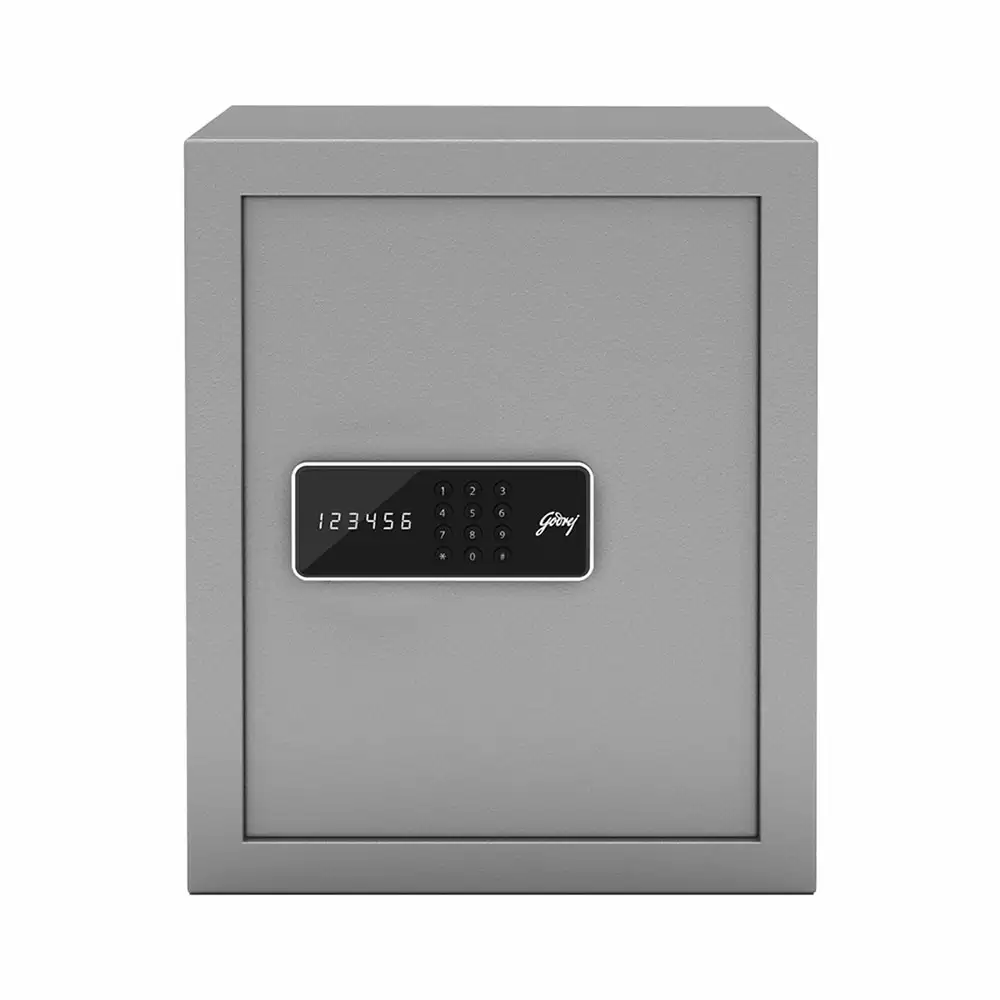 Godrej Forte Pro Digital (40 Litre) Electronic Safe Locker For Home & Office With Pin Code & Key Access, Grey - 16 Kg