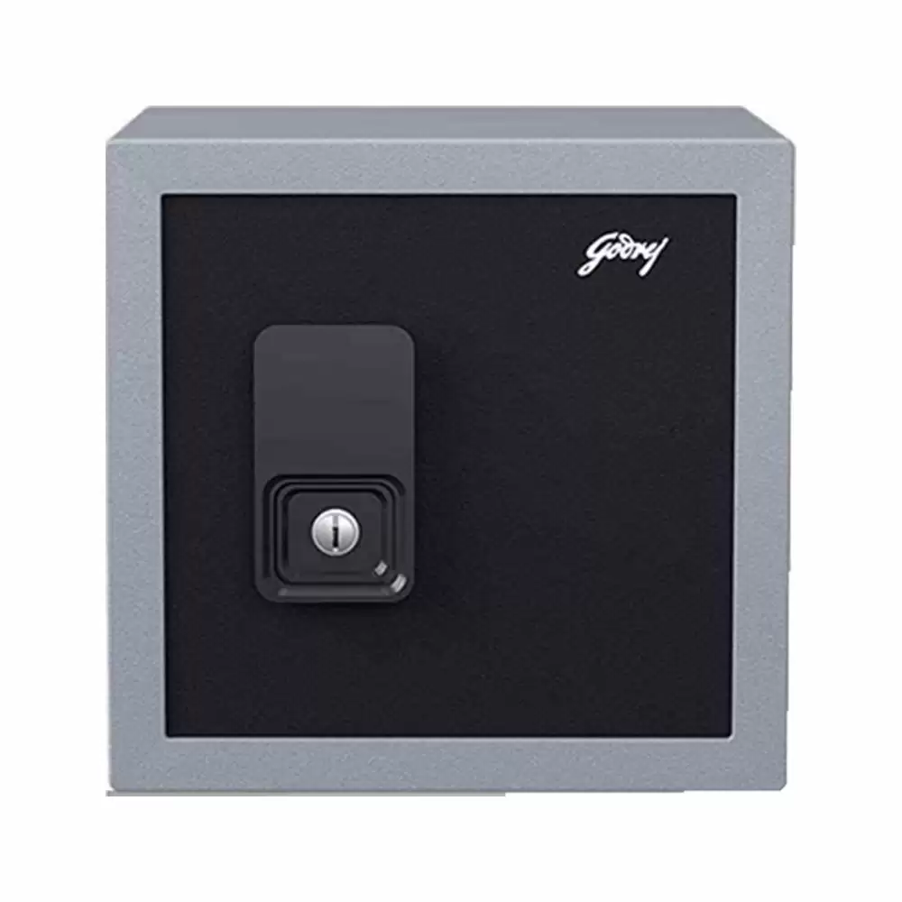 Godrej Forte Advance C45 Manual Safe Locker For Home & Office With Key Lock, Grey and Black - 55 Kg