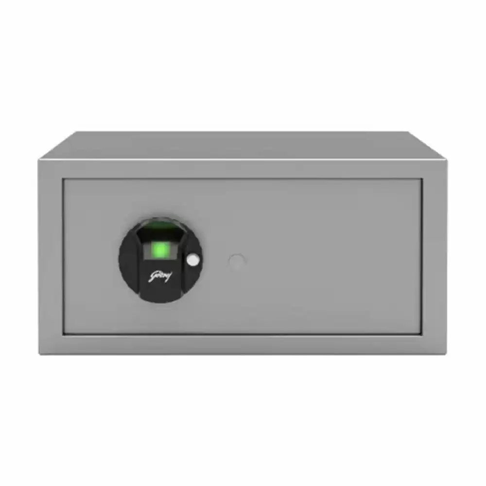 Godrej Forte Pro Bio 25 L Grey Fingerprint Biometric Safe Locker For Home With 1 Year Warranty- 10 Kg