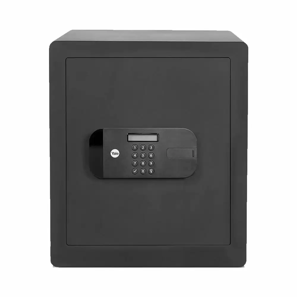 Yale YSEB/520/EB1 (54 Litre) Electronic Safe Locker For Home & Office With Pin Code & Key Access, Black - 22 Kg (1 Year Warranty)