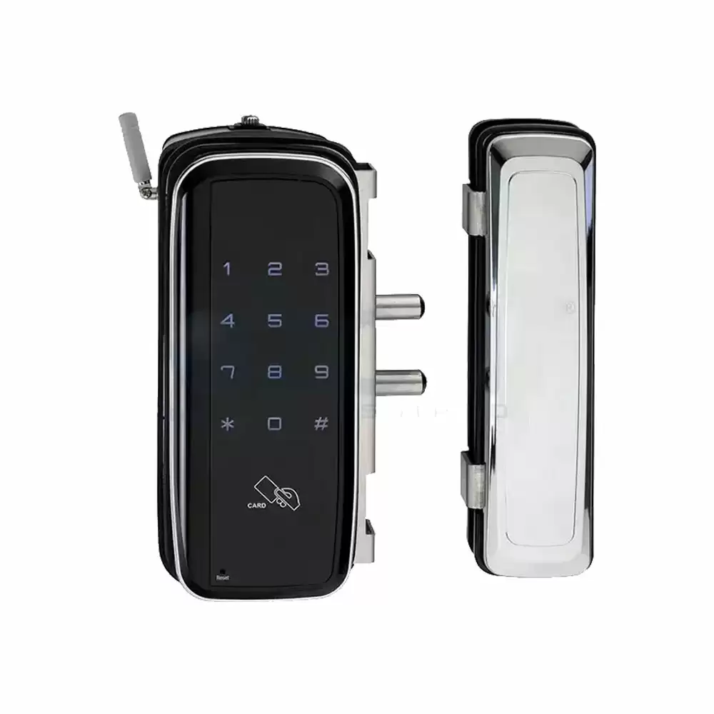 Ozone OZDL-22 RF-GL STD Smart Door Lock for Office With RFID, Pin & Remote Access, Black (1 Year Warranty)