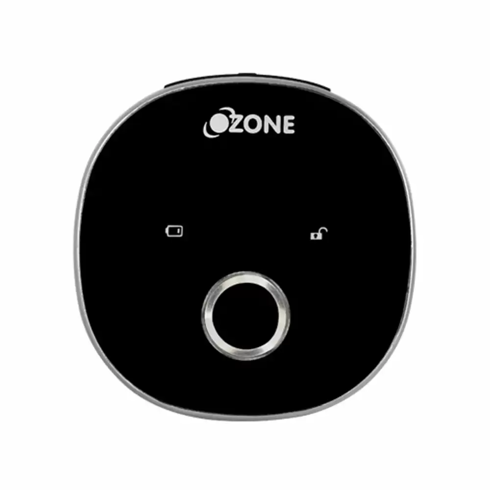 Ozone OZFL-402-F Smart Drawer Lock For Metal & Wooden Drawer With Fingerprint Access, Black (1 Year Warranty)