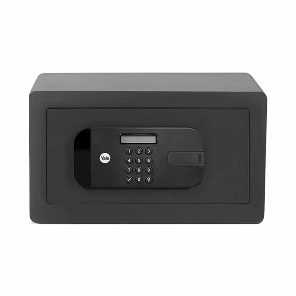 Yale YSEB/200/EB1 (9.6 Litre) Electronic Safe Locker For Home & Office With Pin Code & Key Access, Black - 8.5 Kg (1 Year Warranty)