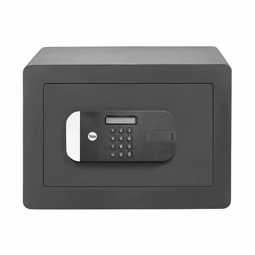 Yale YSEM/250/EG1 (18.6 Litre) Electronic Safe Locker For Home & Office With Pin Code & Key Access, Black - 15.7 Kg (1 Year Warranty)