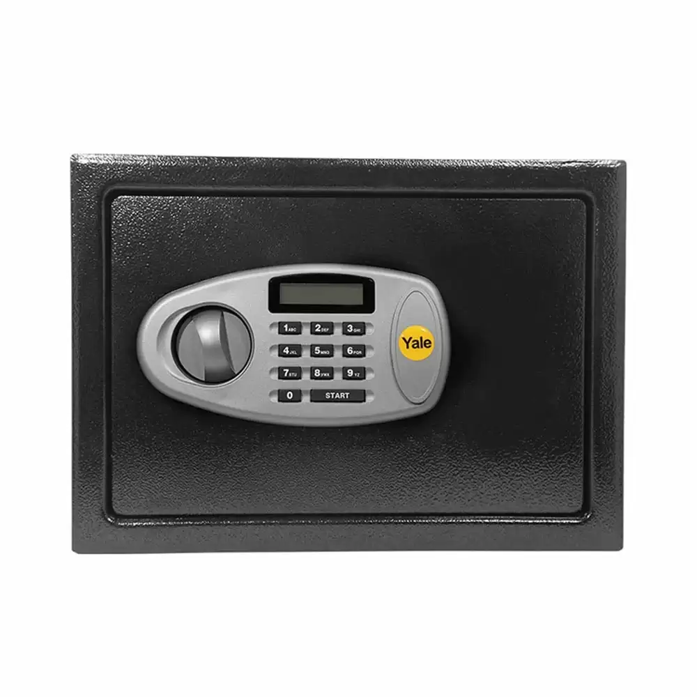 Yale YSS/250/DB2 (16.3 Litre) Electronic Safe Locker For Home & Office With Pin Code & Key Access, Black - 8 Kg (1 Year Warranty)