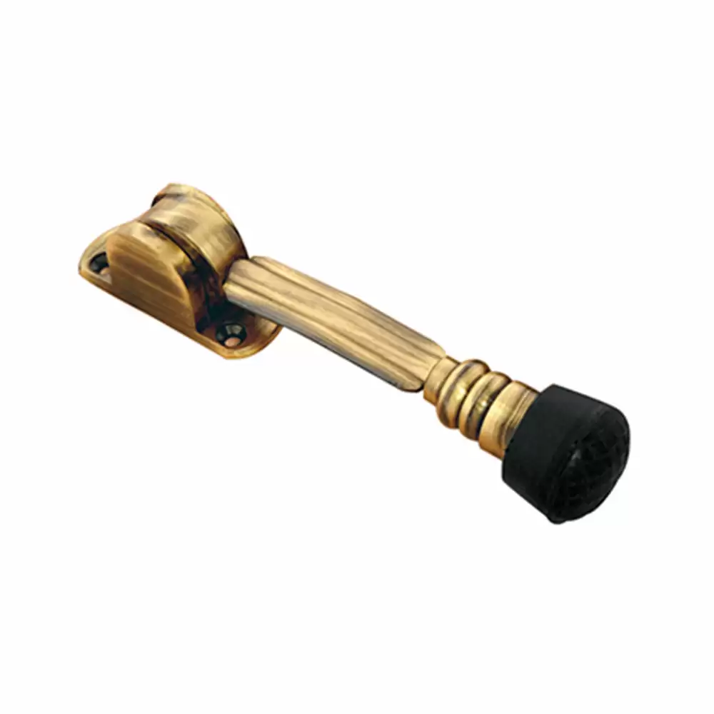 KBI P00011 Brass Prince Door Stopper - 200 mm (Antique Brass Finish)